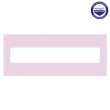 Legrand AWP6GRA - adorne Rosa Six-Gang Screwless Wall Plate with Microban