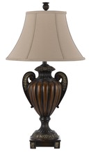 CAL Lighting BO-2265TB - 150W 3 way Galena resin table lamp