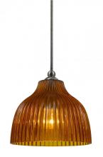 CAL Lighting PN-1070/6-BS - 120V, Medium base (E27), 60W max line voltage pendant