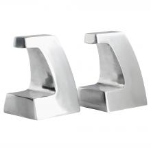 Cyan Designs 11659 - Apostrophe Bookends | Polished Aluminum