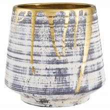 Cyan Designs 11874 - Athenian Planter | Beige | Black | Gold