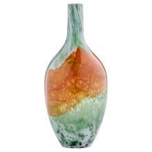 Cyan Designs 12078 - Pacaya Bottle Vase | Orange | Medium