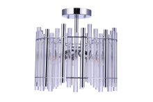Craftmade 59253-CH - Reveal 3 Light Semi Flush in Chrome