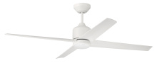 Craftmade QUL52W4 - Quell 52" 4-Blade Indoor/Outdoor (Damp) Ceiling Fan