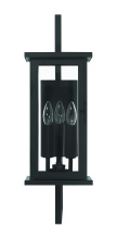 Craftmade ZA8010-TB - Jordan 3 Light Outdoor Wall Lantern in Textured Black
