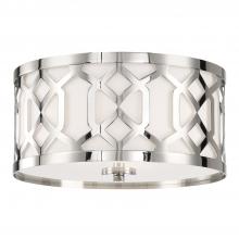 Crystorama 2263-PN - Libby Langdon Jennings 16.25'' Polished Nickel Flush Mount