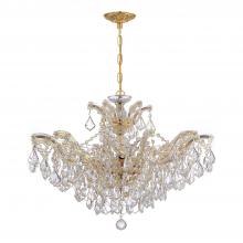 Crystorama 4439-GD-CL-MWP - Maria Theresa 29'' Hand Cut Crystal Gold Chandelier