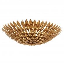 Crystorama 507-GA - Broche 24'' Antique Gold Semi Flush Mount