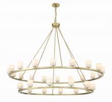 Crystorama ARA-10269-SB-ST - Aragon 58.75'' LED Soft Brass Chandelier