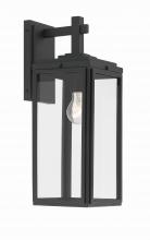 Crystorama BYR-80102-MK - Byron 6.5'' Matte Black Outdoor Sconce