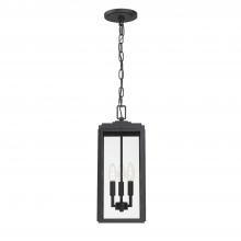 Crystorama BYR-80105-MK - Byron 7.5'' Matte Black Outdoor Pendant