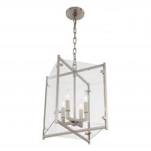 Crystorama DAN-8796-BN - Danbury 12'' Brushed Nickel Pendant