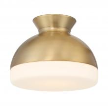 Crystorama GID-4000-VG - Brian Patrick Flynn Gidget 10.25'' Vibrant Gold Flush Mount