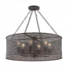 Crystorama JAS-A5016-FB - Jasmine 25'' Forged Bronze Chandelier