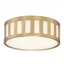 Crystorama KEN-2203-VG - Kendal 14'' Vibrant Gold Flush Mount
