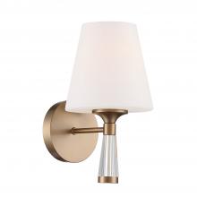 Crystorama RAM-A3401-VG - Ramsey 6'' Vibrant Gold Sconce