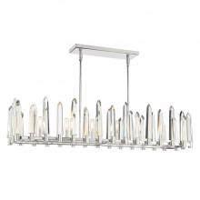 Crystorama WAT-B2006-PN - Watson 42'' Polished Nickel Linear Chandelier