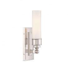 Crystorama WLX-301-PN - Wilcox 4.75'' LED Polished Nickel Sconce