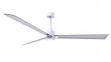 Matthews Fan Company AKLK-MWH-BN-72 - Alessandra-72" Three Blade Transitional Ceiling Fan-5CCT Integrated LED-Matte White Finish