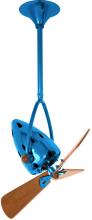 Matthews Fan Company JD-LTBLUE-WD - Jarold Direcional - Directional Ceiling Fan - Agua Marinha Finish - Wood Blades