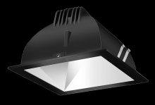 RAB Lighting NDLED4SD-50YYHC-M-B - RECESSED DOWNLIGHTS 12 LUMENS NDLED4SD 4 INCH SQUARE UNIVERSAL DIMMING 50 DEGREE BEAM SPREAD 2700K