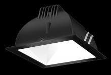 RAB Lighting NDLED4SD-80YN-W-B - RECESSED DOWNLIGHTS 12 LUMENS NDLED4SD 4 INCH SQUARE UNIVERSAL DIMMING 80 DEGREE BEAM SPREAD 3500K