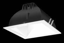 RAB Lighting NDLED4SD-80NHC-W-W - RECESSED DOWNLIGHTS 12 LUMENS NDLED4SD 4 INCH SQUARE UNIVERSAL DIMMING 80 DEGREE BEAM SPREAD 4000K