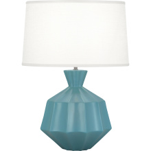 Robert Abbey MOB17 - Matte Steel Blue Orion Table Lamp