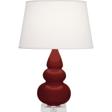 Robert Abbey OX33X - Oxblood Small Triple Gourd Accent Lamp