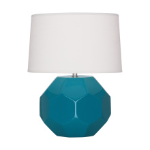 Robert Abbey PC02 - Peacock Small Franklin Accent Lamp