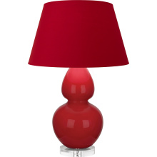 Robert Abbey RR23R - Ruby Red Double Gourd Table Lamp