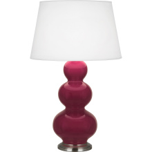 Robert Abbey SM42X - Sugar Plum Triple Gourd Table Lamp