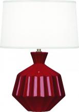 Robert Abbey OX989 - Oxblood Small Orion Accent Lamp