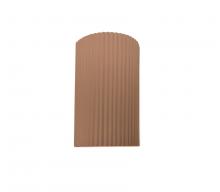 Justice Design Group CER-5740-ADOB - Small ADA Pleated Cylinder