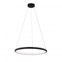Justice Design Group NSH-4482-MBLK - Circola 25" LED Ring Pendant
