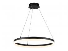 Avenue Lighting HF5027-BK - Circa 24" LED  Ring Pendant in Black