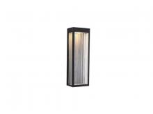 Avenue Lighting AV9902-BLK - Avenue Outdoor 18" Sconce in Black with Ribbed Glass