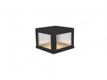 Avenue Lighting AV9904-BLK - Avenue Outdoor 11"  Sconce in Black with Ribbed Glass