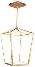 Avenue Lighting HF9401-GLD - Park Ave. 27" LED Large Cage Pendant in Gold