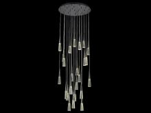 Avenue Lighting HF7725-GM - Encino 25-Light Multi Pendant in Gunmetal with Clear Crystal