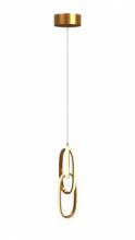 Avenue Lighting HF5021-GL - Circa 23" LED Looping Pendant In Gold