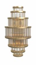 Avenue Lighting HF1921-AB - Waldorf 22'  Wall Sconce in Aged Brass with Glass Rods