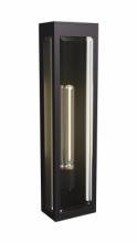 Avenue Lighting AV9907-BLK - Avenue Outdoor 24" Sconce in Black with Beveled Glass