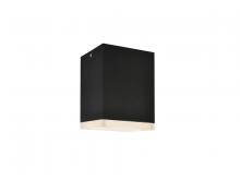 Avenue Lighting AV9889-BLK - Avenue Outdoor 7" Flush Mount Sconce in Black
