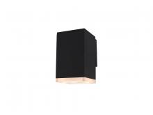 Avenue Lighting AV9890-BLK - Avenue Outdoor 8" Sconce in Black with LED Panel