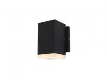 Avenue Lighting AV9891-BLK - Avenue Outdoor 6" Sconce in Black with LED Panel