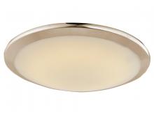 Avenue Lighting HF1102-BN - Cermack St. 15" Round Flush Mount in Brushed Nickel with Frosted Glass