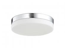 Avenue Lighting HF1106-CH - Cermack St. 9"  Round Flush Mount in Chrome with White Glass
