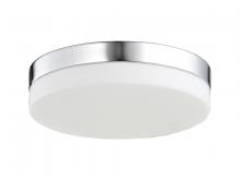 Avenue Lighting HF1107-CH - Cermack St. 11"  Round Flush Mount in Chrome with White Glass