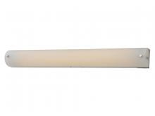 Avenue Lighting HF1113-CH - Cermack St. 36"  LED Resctangular  Vanity Bath Bar in Polished Chrome with Frosted Glass